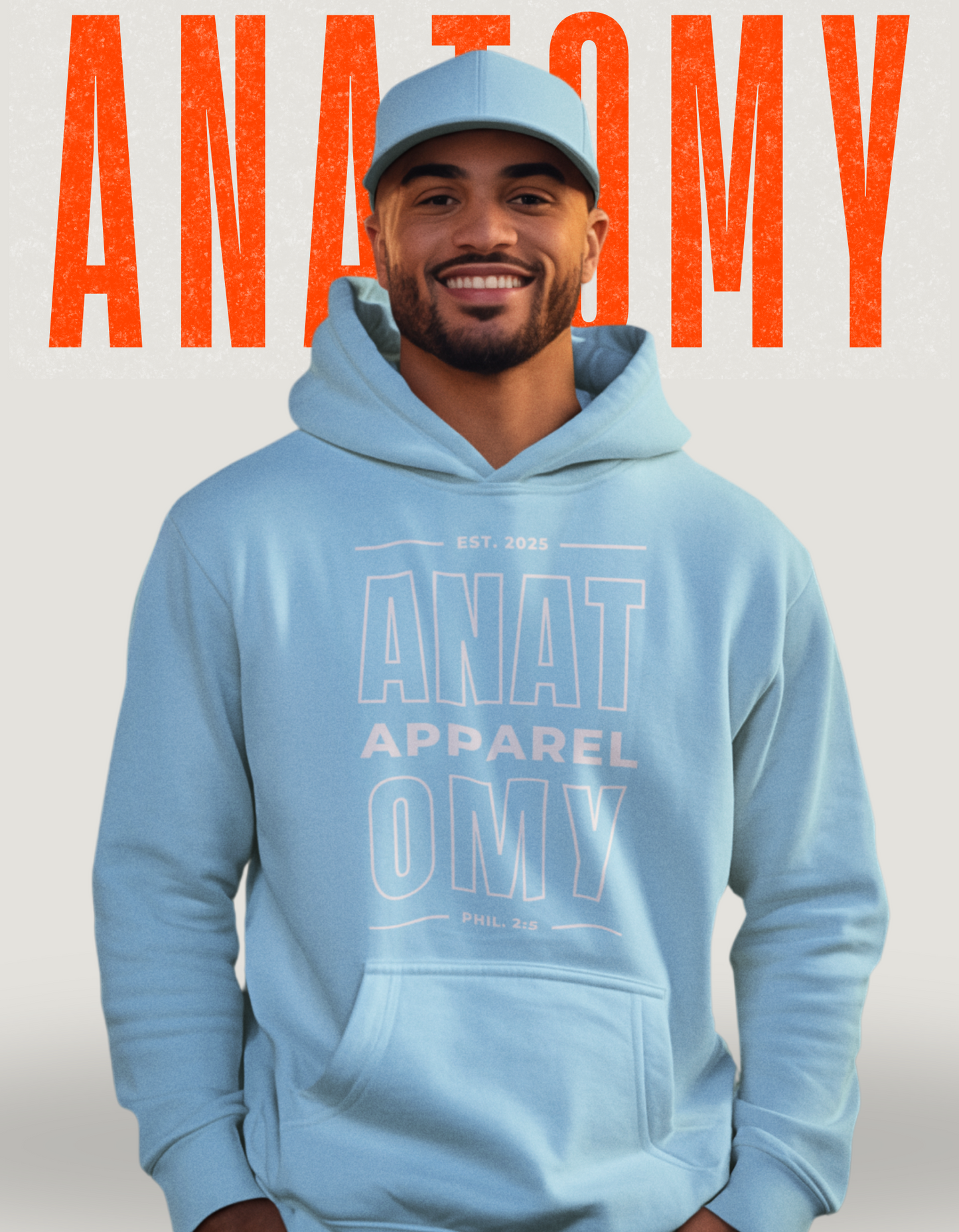Anatomy Apparel Stacked Logo Hoodie