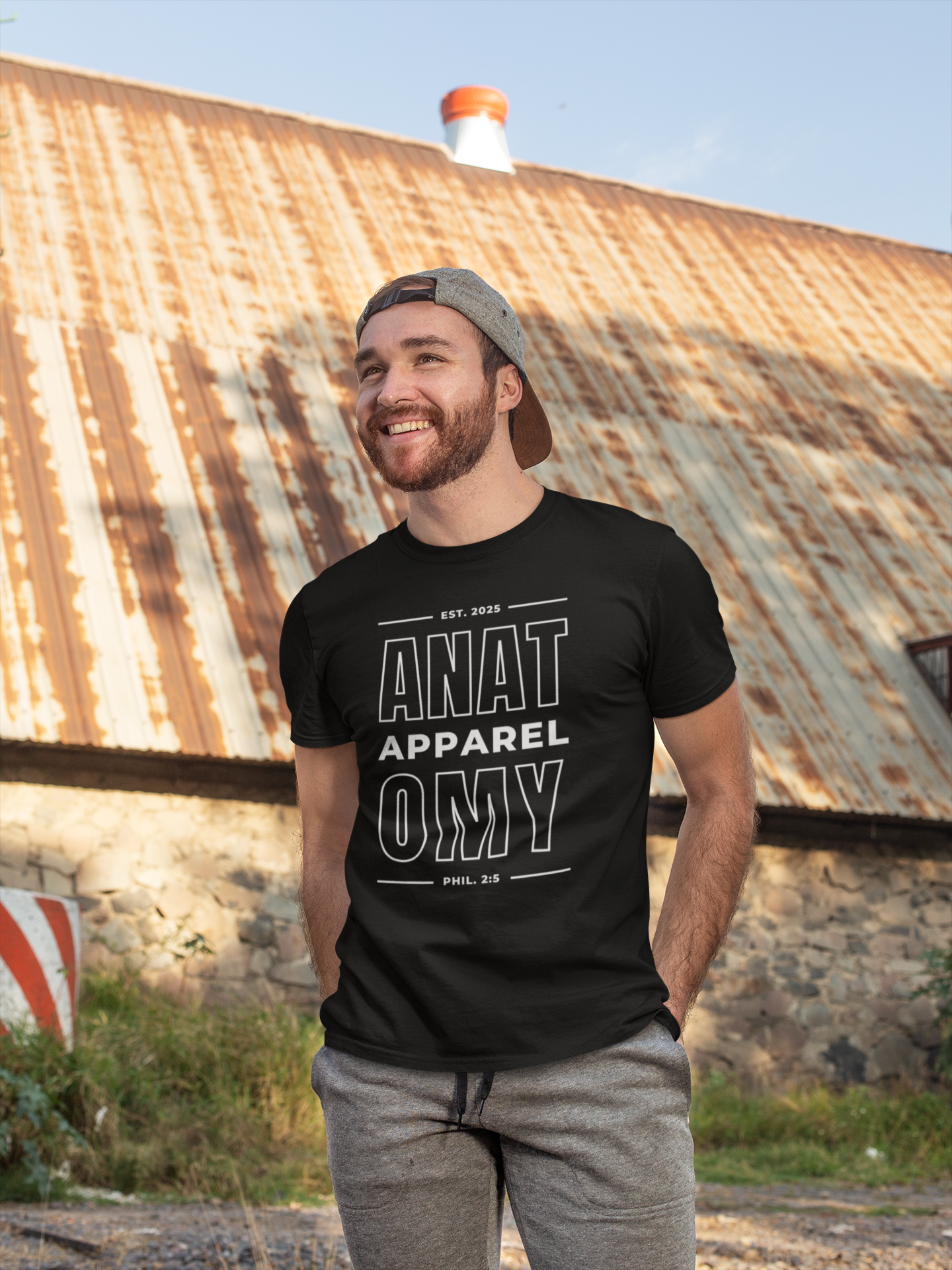 Anatomy Apparel Stacked Logo T-shirt