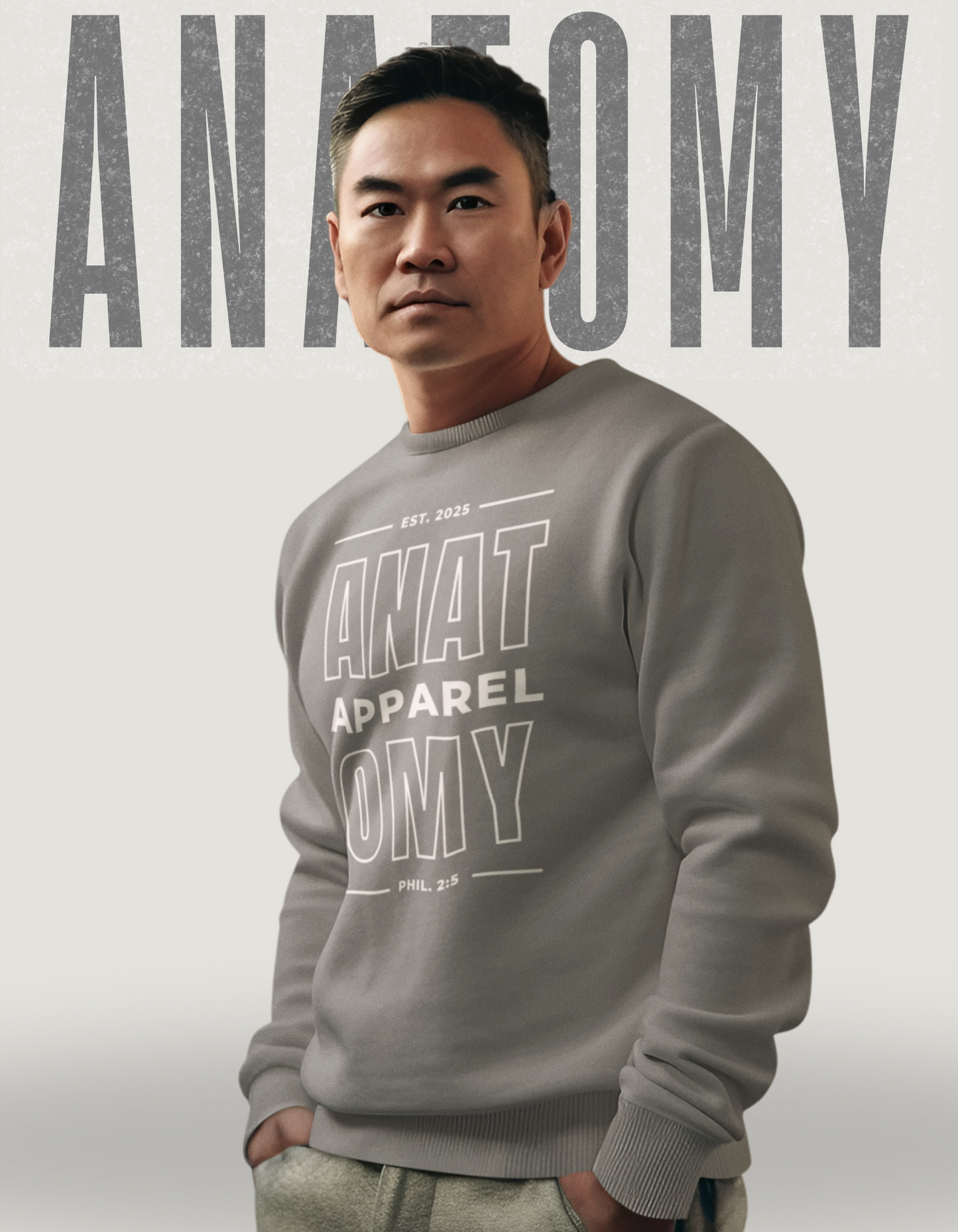 Anatomy Apparel Stacked Logo Sweatshirt